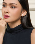Toi et Moi Ear Studs (Emerald + Pear) (Model) - Eclat by Oui