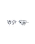 Toi et Moi Ear Studs (Heart + Pear) - Eclat by Oui