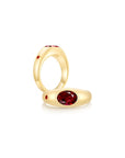 Twinlight Oval Signet Ring Both YG (Jan, Jan) - Eclat by Oui