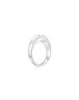 Twinlight Oval Signet Ring Side WG (Apr, Apr) - Eclat by Oui
