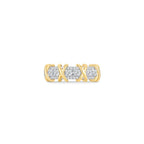 X-Factor Pave Ring (Multi-X) (2025 Version) Front - Eclat by Oui