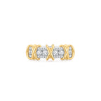X-Factor Pave Ring (Multi-X) (Front) - Eclat by Oui