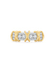 X-Factor Pave Ring (Multi-X) (Front) - Eclat by Oui