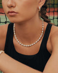 X-Factor Pave Necklace (Model) - Eclat by Oui