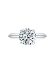 Eclat Classic Round Solitaire Plain Ring (4 Prong) (Sample)