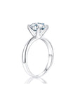 Eclat Classic Round Solitaire Plain Ring (4 Prong) (Sample)