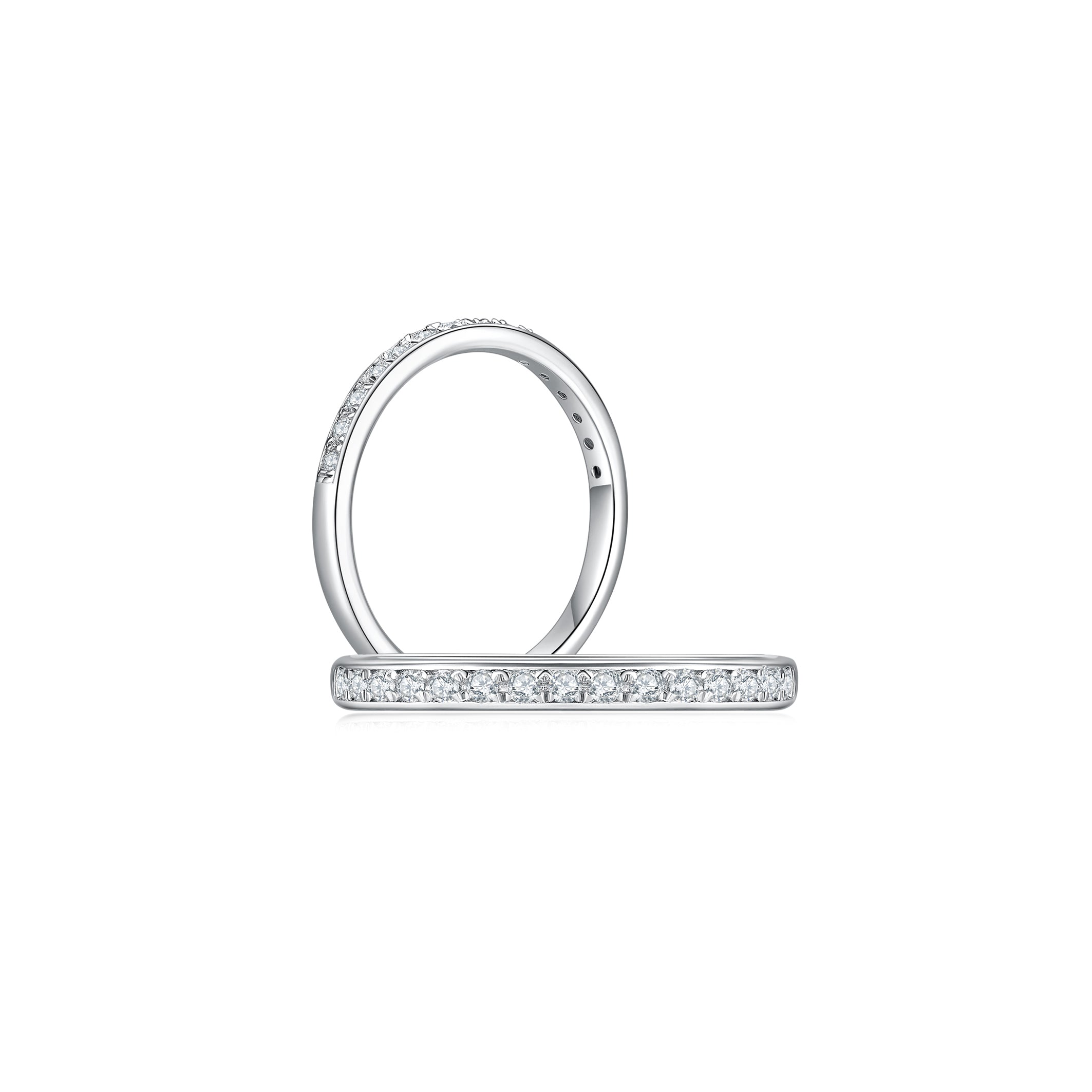 White gold diamond eternity 2025 ring