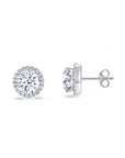 Round Halo Ear Studs - Eclat by Oui