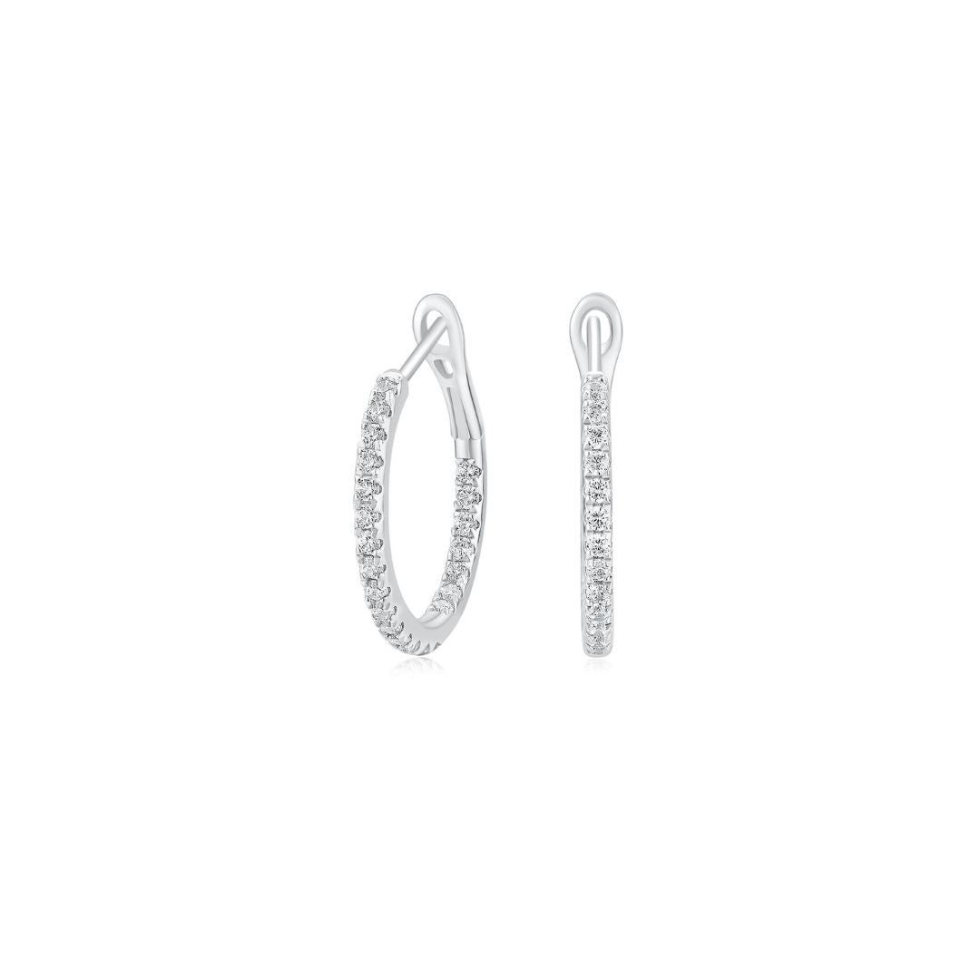 Lily Hooped Earrings (Medium)