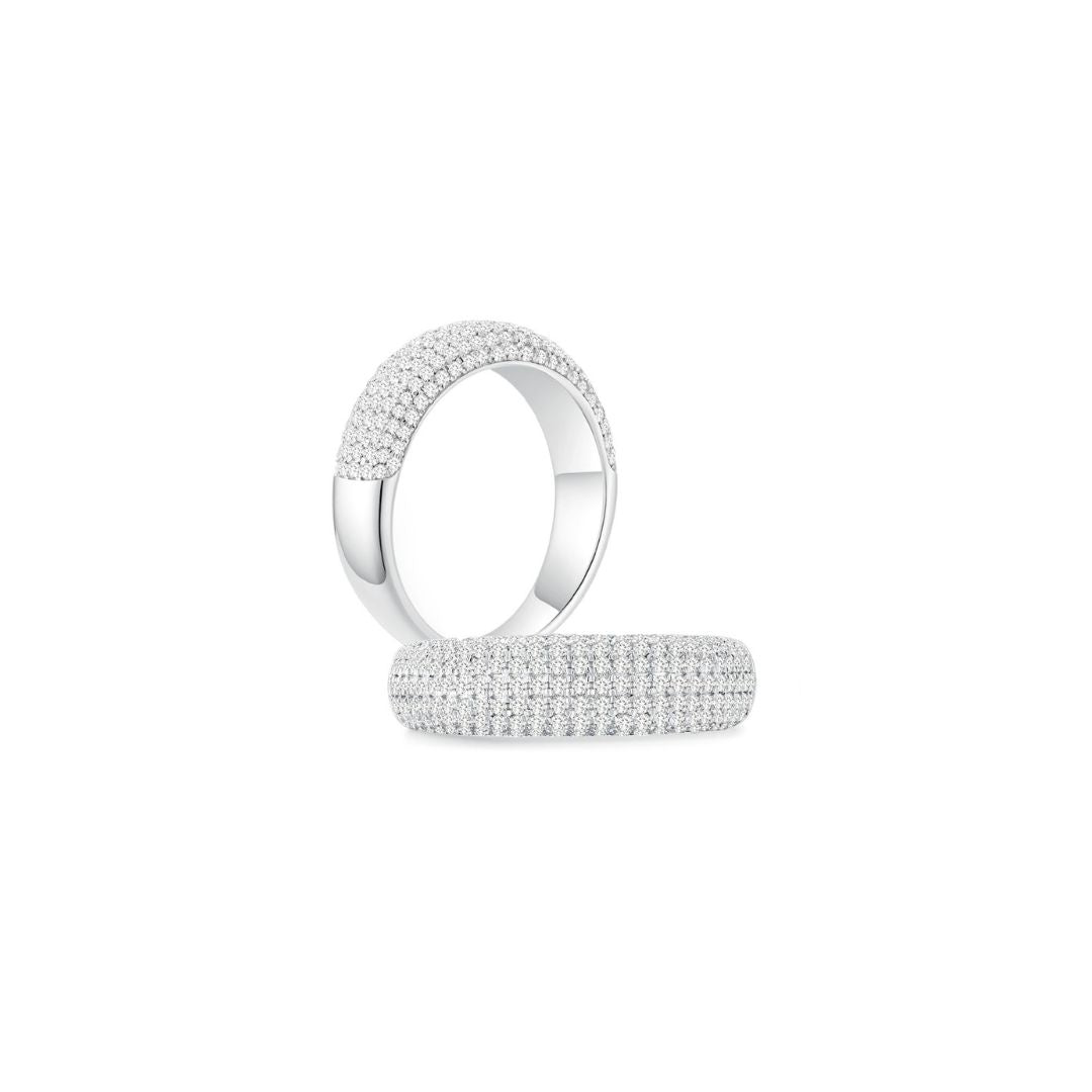Cloud Puffᵀᴹ Pave Band (5.5mm) (Both) - Eclat by Oui