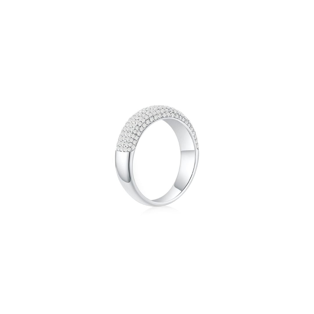 Cloud Puffᵀᴹ Pave Band (5.5mm) (Side) - Eclat by Oui