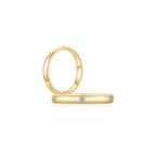 Infinite Men's Ring (Single Stone) YG (3mm) (Both) - Eclat by Oui