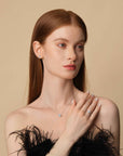 Round Solitaire Necklace 2CT (Model) - Eclat by Oui