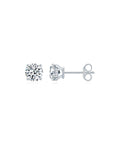 4 Prong Solitaire Ear Studs