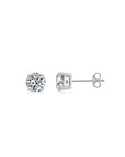 4 Prong Round Solitaire Ear Studs (Sample Preview)