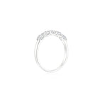 ⁠⁠5-Stone Half Eternity Moissanite Ring