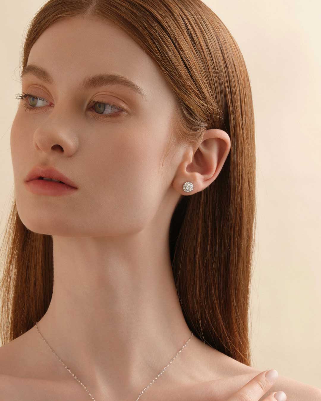 Annabelle Ear Studs 0.5CT (Model) - Eclat by Oui