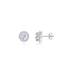 Annabelle Round Halo Earstuds WG - Éclat by Oui