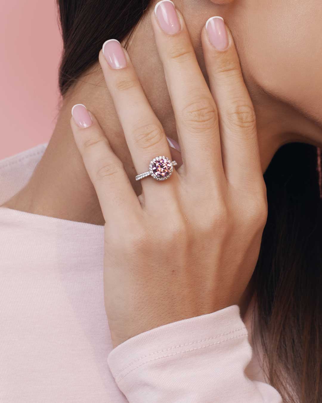 Annabelle in Pink Ring (Model) - Eclat by Oui