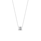 Asscher Solitaire Necklace (Front) - Eclat by Oui