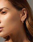 Braided Twist Earrings (Model) - Eclat by Oui