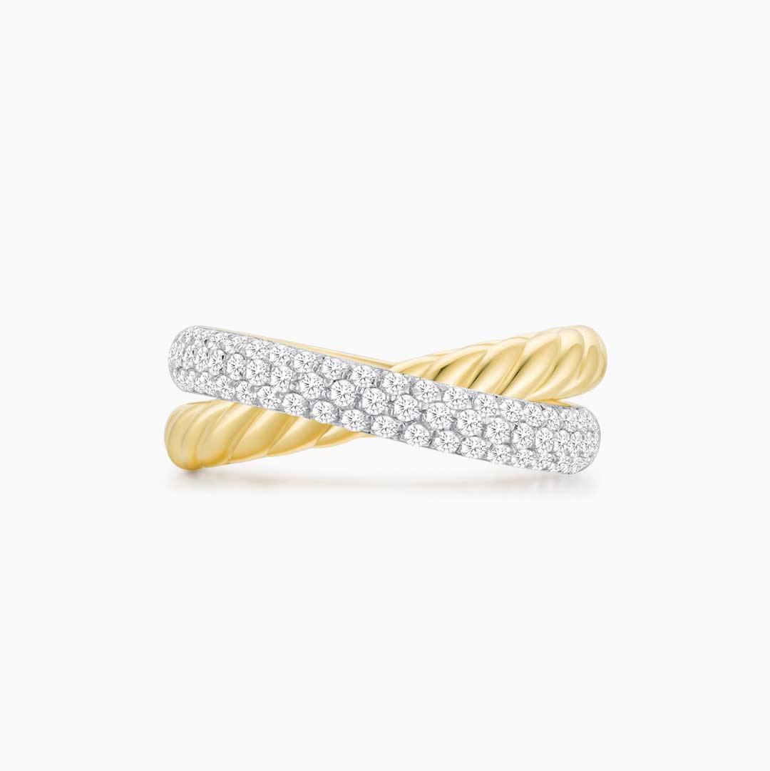 Braided Twist Ring (Front) - Eclat by Oui