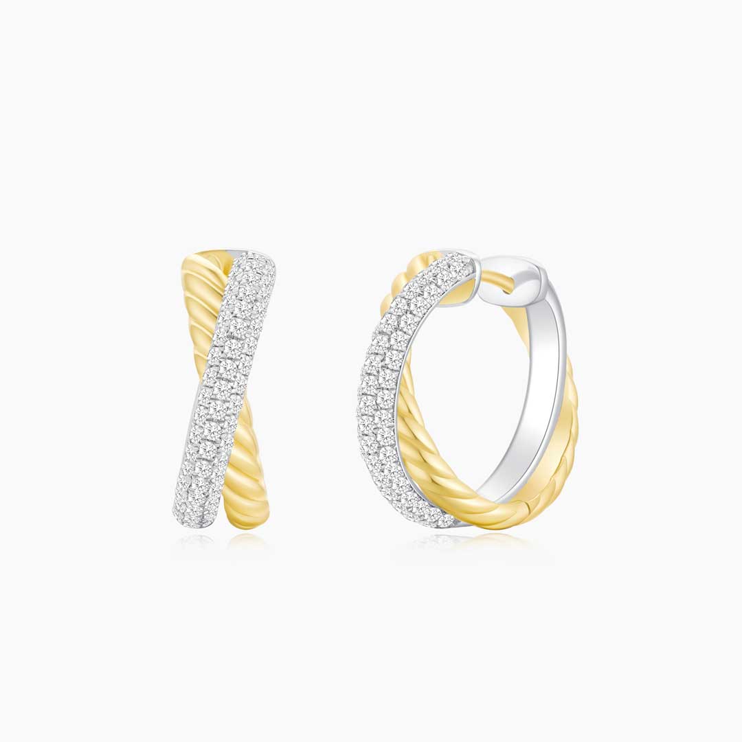 Braided Twist Earrings - Eclat by Oui