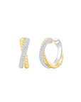 Braided Twist Earrings - Eclat by Oui