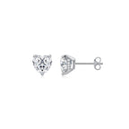 Calista Heart Solitaire Ear Studs - Eclat by Oui