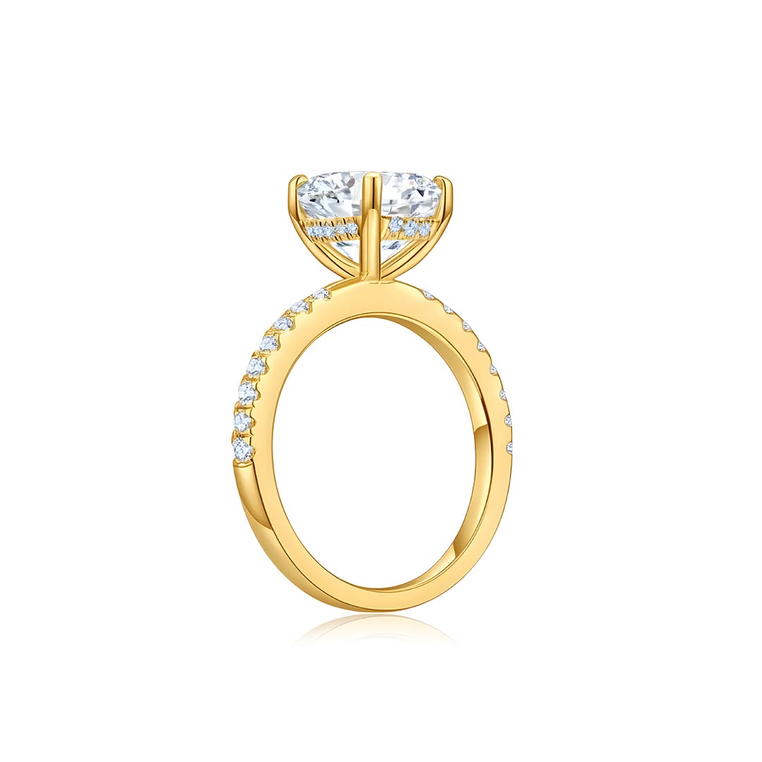 Camilia Ring YG (Side) - Éclat by Oui