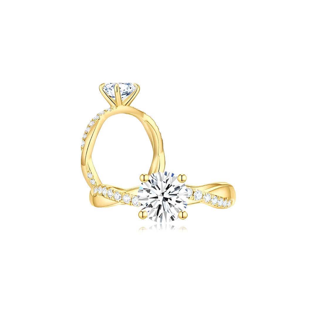 Caroline Ring YG (Both) - Éclat by Oui