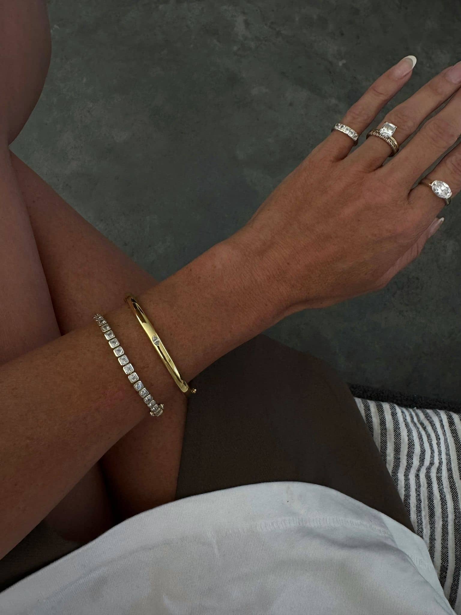 Chloe Bezel Tennis Bracelet - Charlotte Viney (Also loved by)