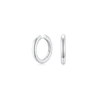 Chelsea Hoop Earrings (Medium - 30mm) WG - Eclat by Oui