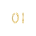 Chelsea Hoop Earrings (Medium - 30mm) YG - Eclat by Oui