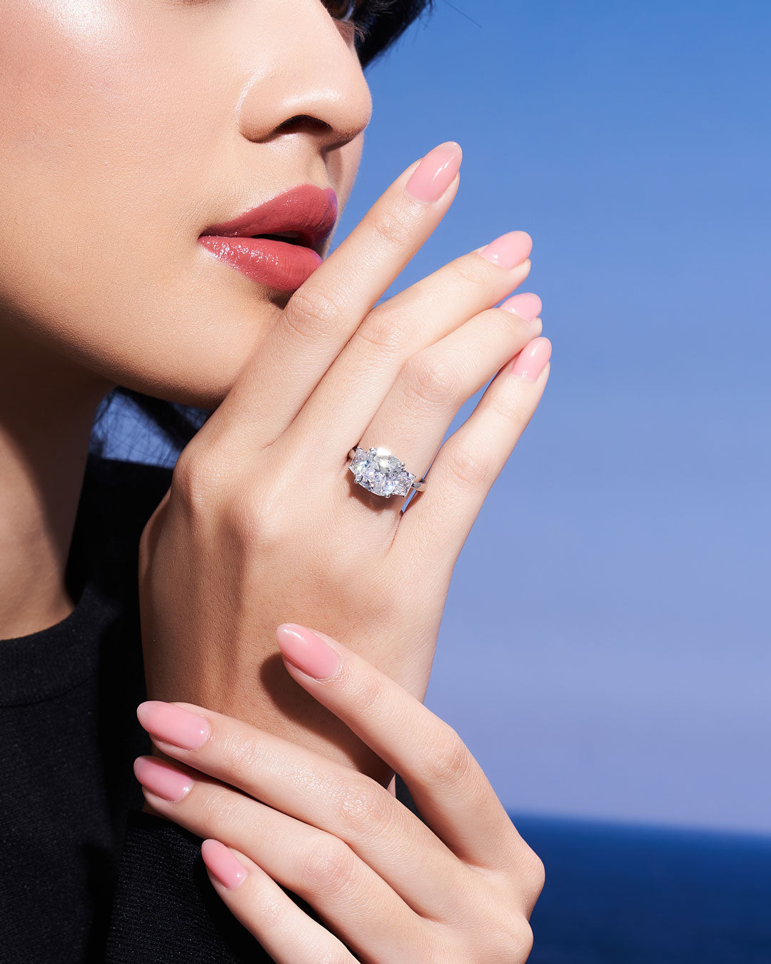 Claudia Ring 5CT (Model) - Eclat by Oui