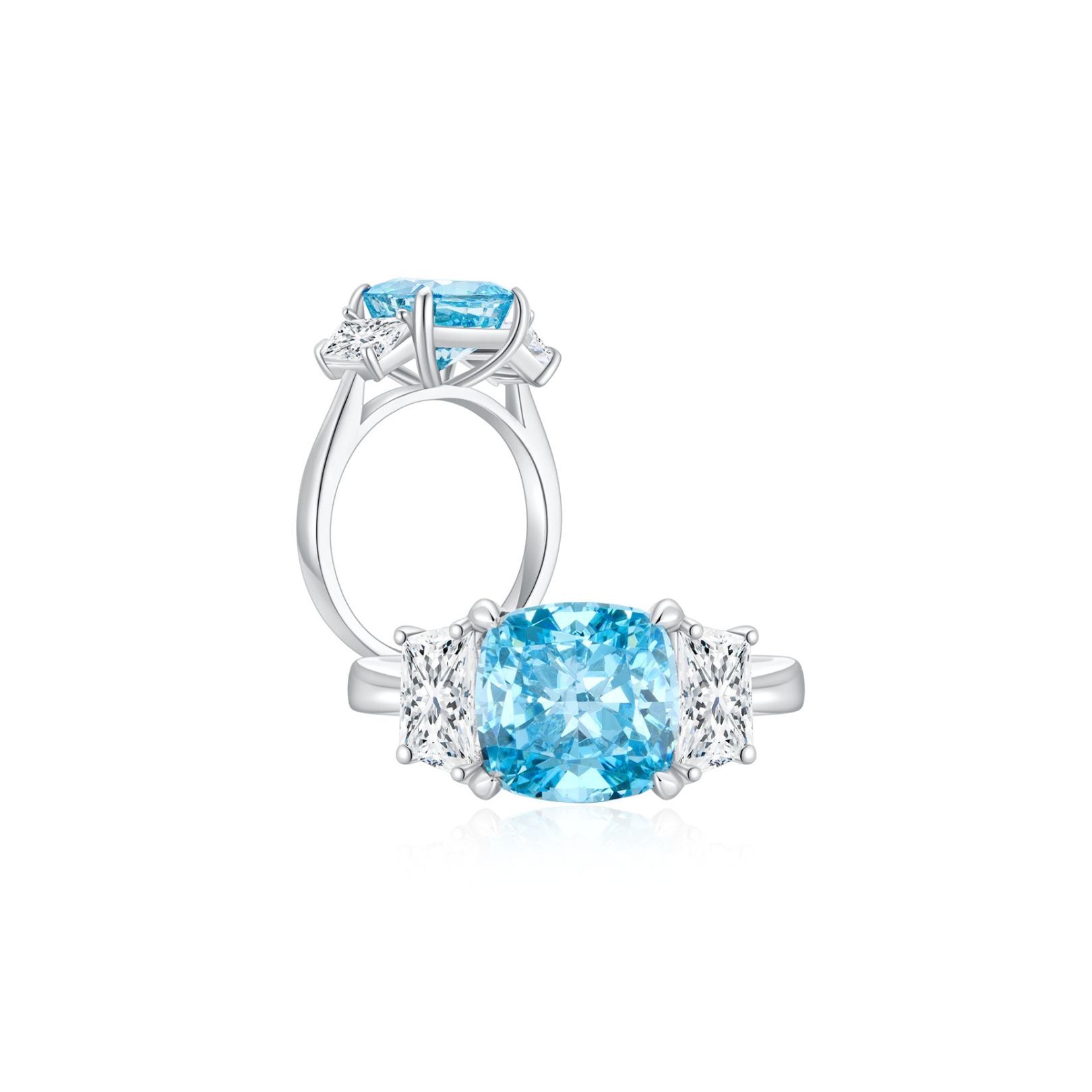 Claudia in Aquamarine Ring (Both) - Eclat by Oui