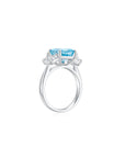 Claudia in Aquamarine Ring (Side) - Eclat by Oui