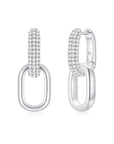 Cloud Puff® Detachable Link Earrings (Pave + Gold) (New Setting) - Eclat by Oui