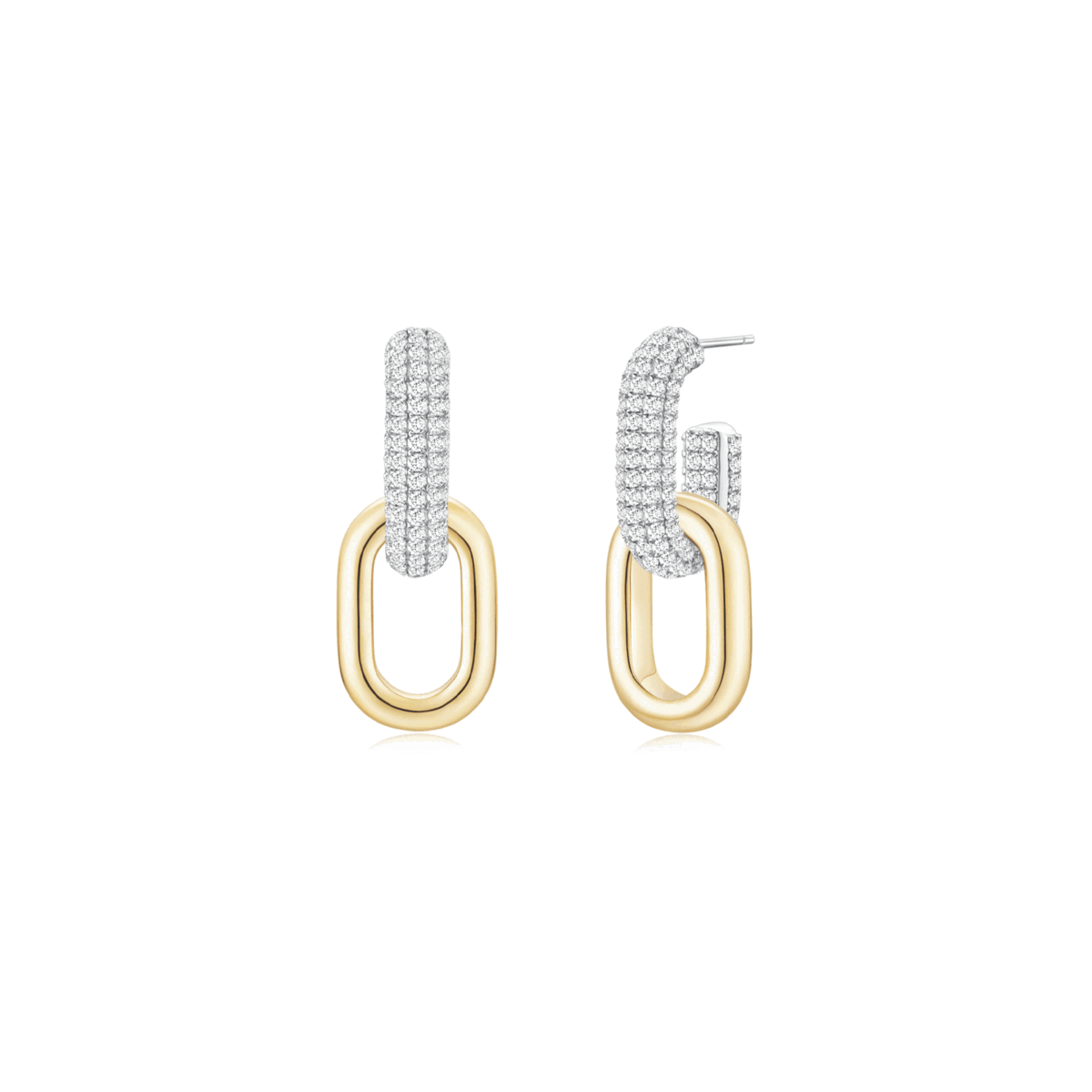Cloud Puff Detachable Link Earrings GIF (Old Setting) - Eclat by Oui