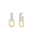 Cloud Puff Detachable Link Earrings (Pave + Gold) (Old Setting) - Eclat by Oui