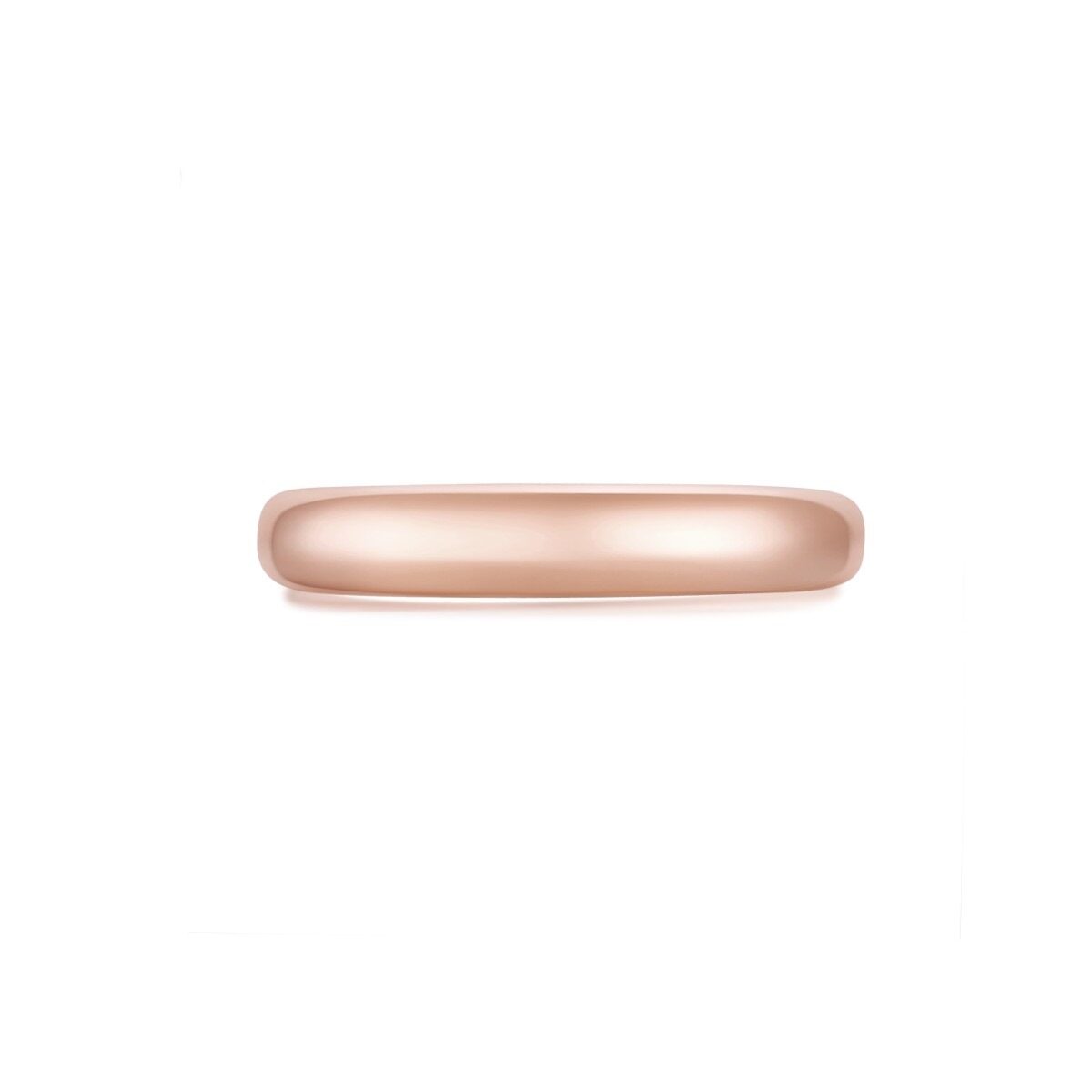 Cloud Puff® Ring (Rose Gold) (3.7mm) Front - Eclat by Oui