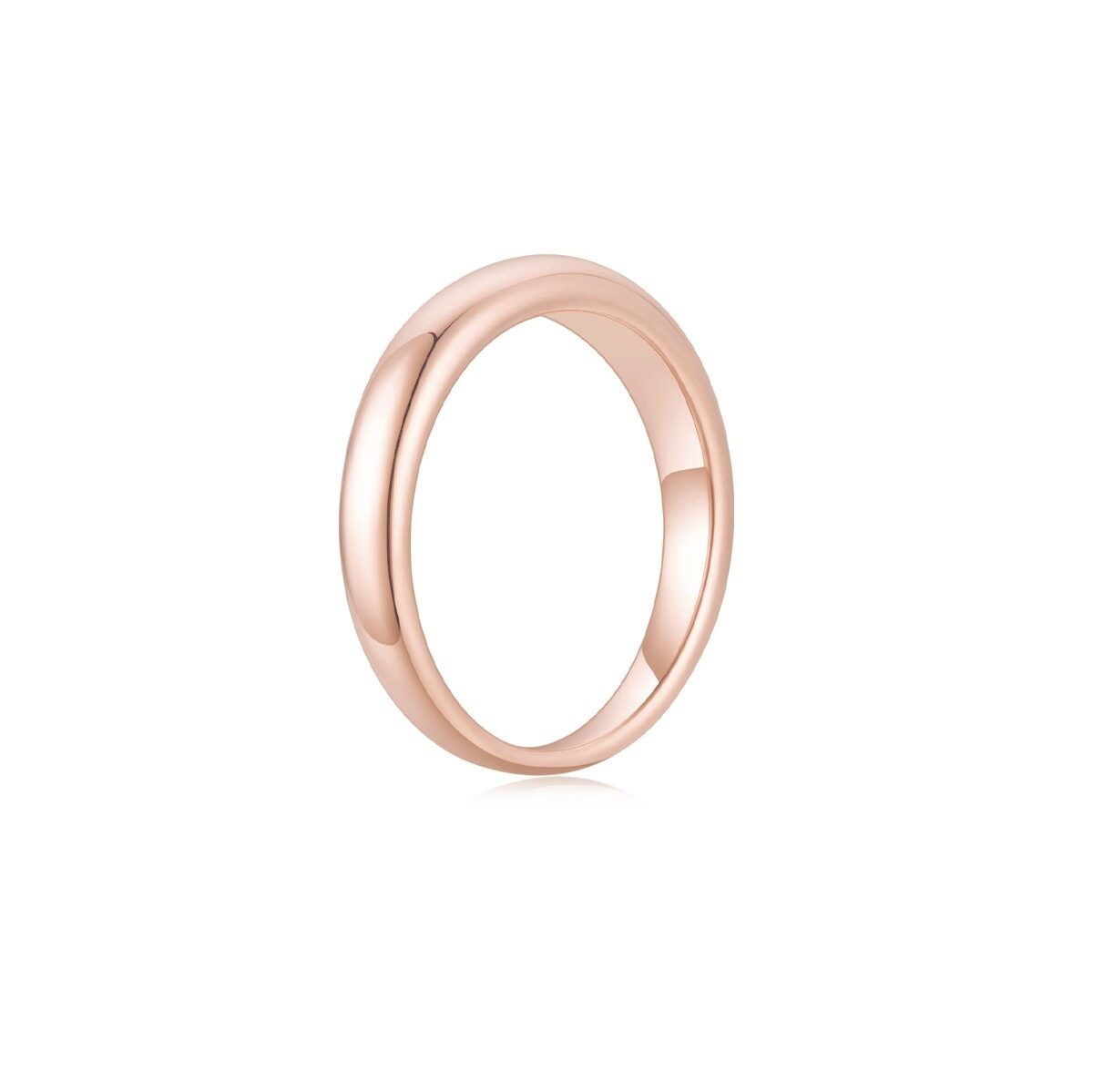 Cloud Puff® Ring (Rose Gold) (3.7mm) Side - Eclat by Oui