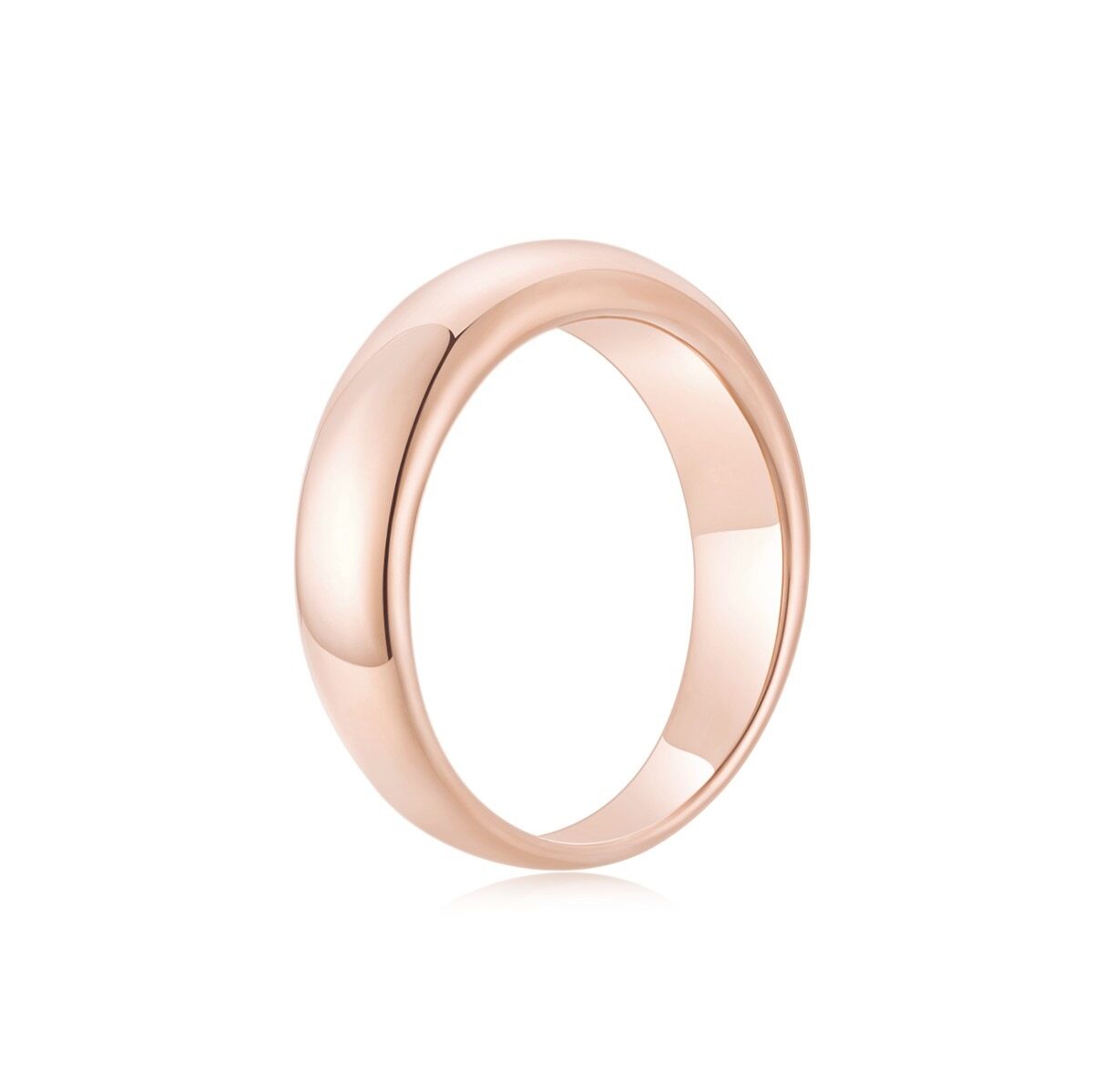 Cloud Puff® Ring (Rose Gold) (5.5mm) Side - Eclat by Oui