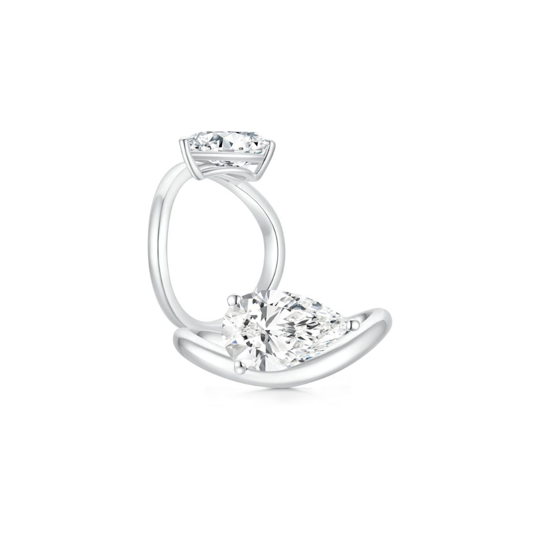 Cloud Solitaire Ring WG (Both) - Eclat by Oui