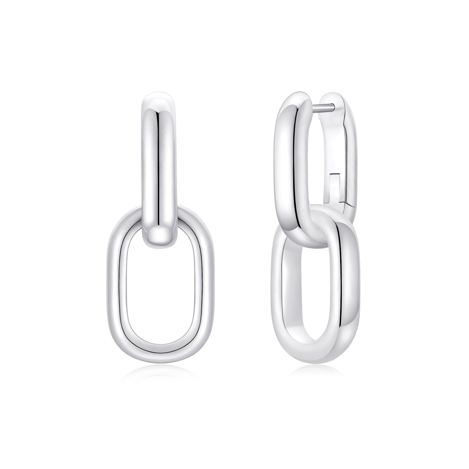 Cloud Puff® Detachable Link Earrings (WG + WG) (New Setting) - Éclat by Oui