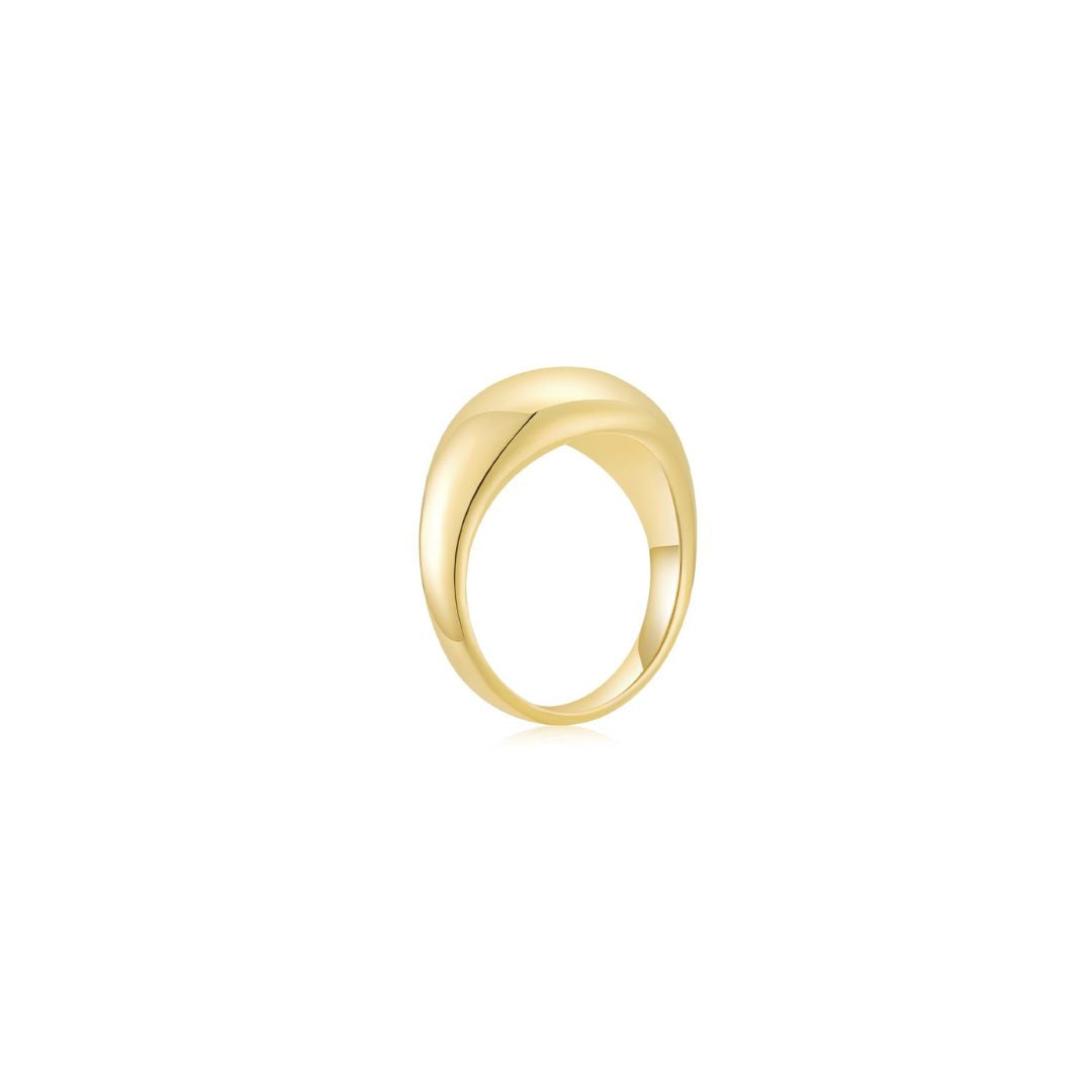 Cloud Puff® Dome Ring YG (Side) - Éclat by Oui