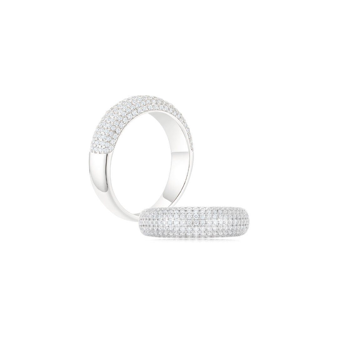 Cloud Puff® Pave Ring (5.5mm) WG (Both) - Éclat by Oui