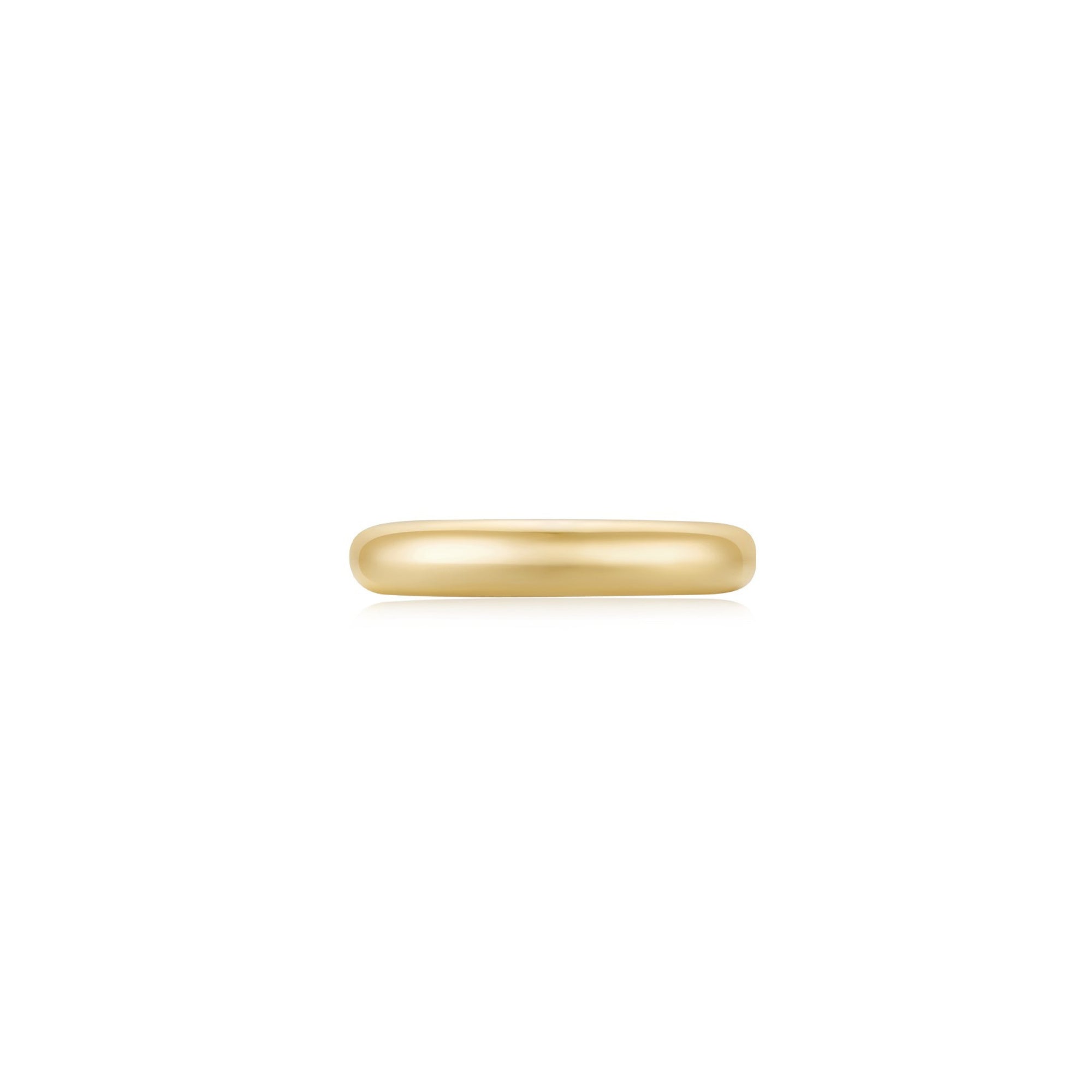 Cloud Puff® Ring (3.7mm) YG (Front) - Éclat by Oui