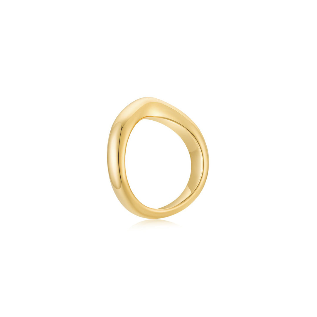 Cloud Puff® V Ring YG (Side) - Éclat by Oui