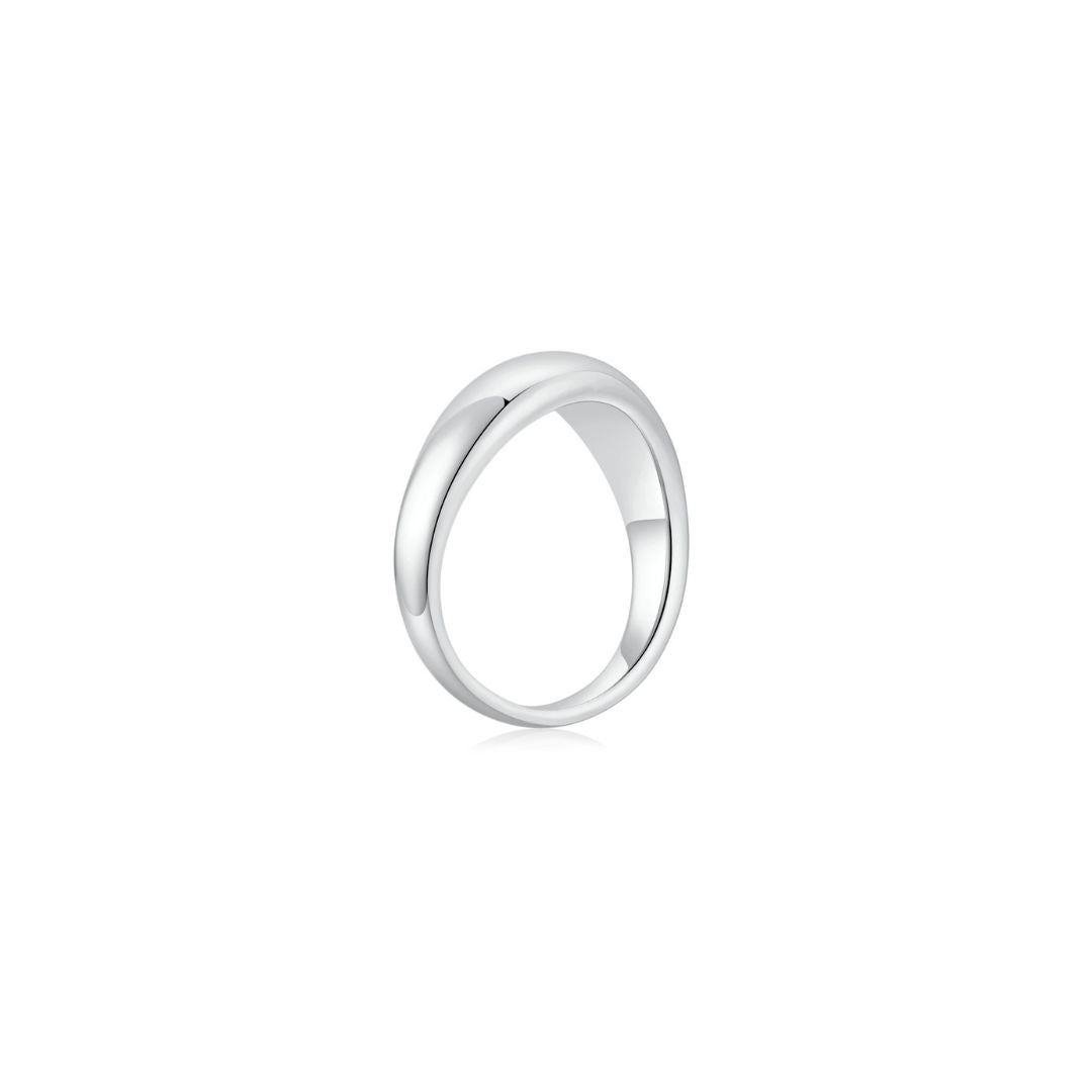 Cloud Puff® Wavy Ring WG (Side) - Éclat by Oui